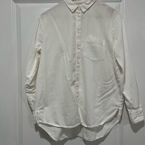 Madewell White Button Down Shirt